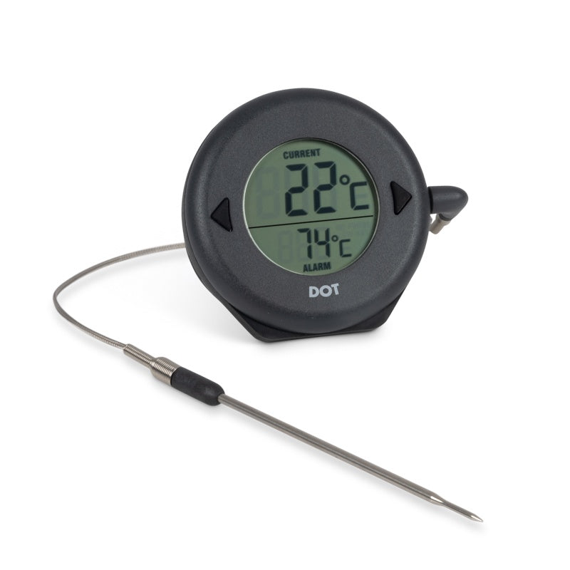 ETI 810-030 | DOT Digital Oven Thermometer | Charcoal grey, -50 to 300 °C probe - generaltechuae