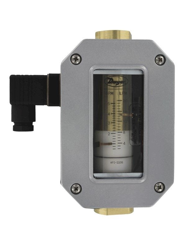 Dwyer Instruments HFO-22320 | In-line flow alarm | Range 2-20 GPM (7.5-75 LPM) water | 3/4" female NPT - generaltechuae