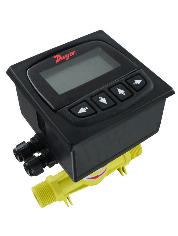 Dwyer Instruments DFMT-40A | 1-1/2" NPT Digital Flow Transmitter | Range 6.6 to 105 GPM (1.5 to 23.85 m3/h) - generaltechuae
