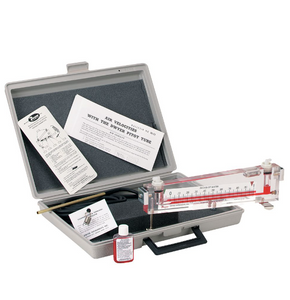 Dwyer Instruments 104-6 | Solid plastic portable gage | Range 0-6" w.c. | .10 minor div. | 7-3/4" Scale | Plastic carrying case - generaltechuae