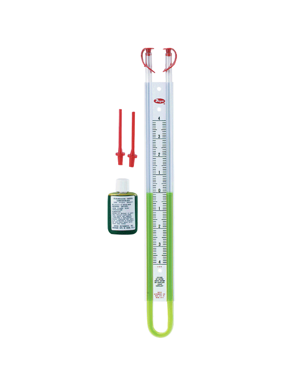 Dwyer Instruments 1221-8-D | U-tube manometer | Range 4-0-4" w.c. - generaltechuae