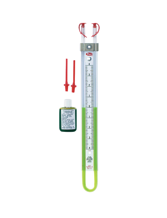 Dwyer Instruments 1222-12-D | U-tube manometer | Range 6-0-6" w.c. - generaltechuae