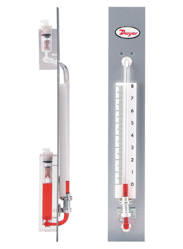 Dwyer Instruments 1235-8-W/M | Well-type manometer | Range 0-8 | 12 oz mercury required - generaltechuae