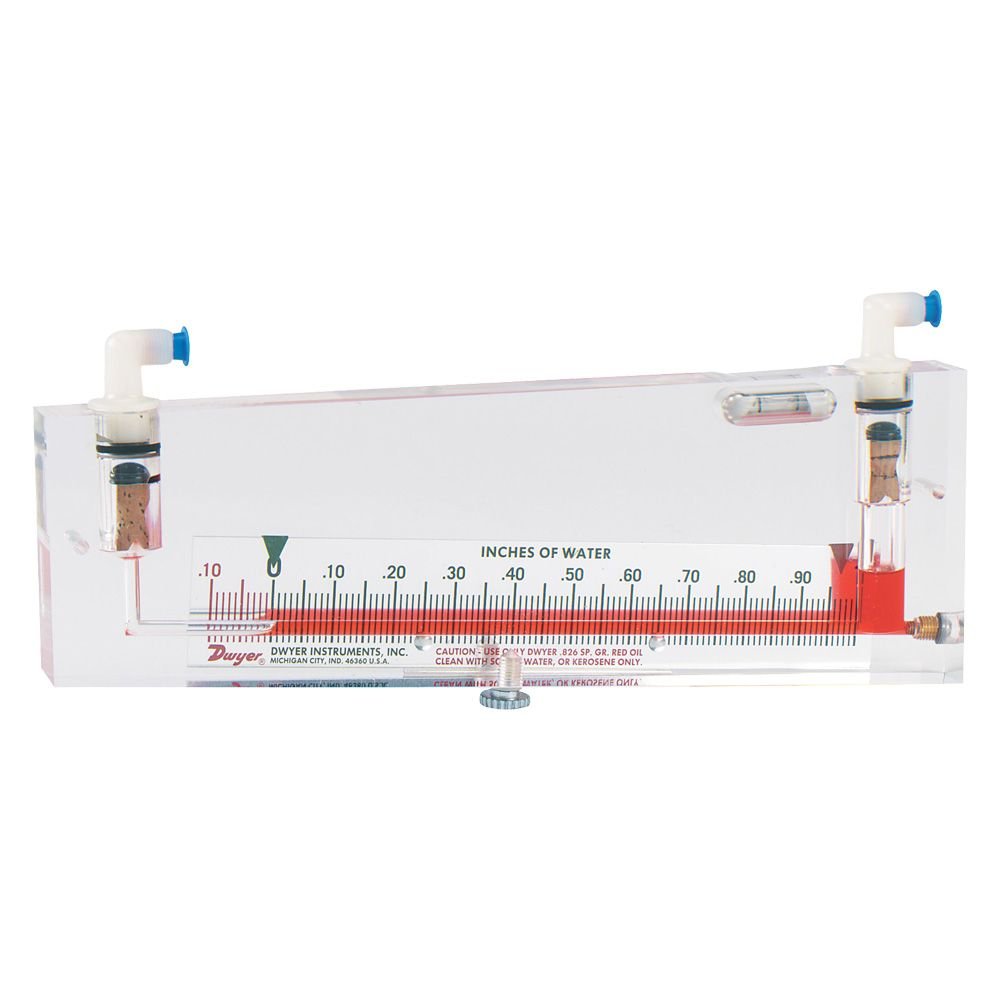 Dwyer Instruments 250-AF | Inclined air filter gage | Range .10-0-1.0" w.c. | 5-1/2" inclined scale - generaltechuae