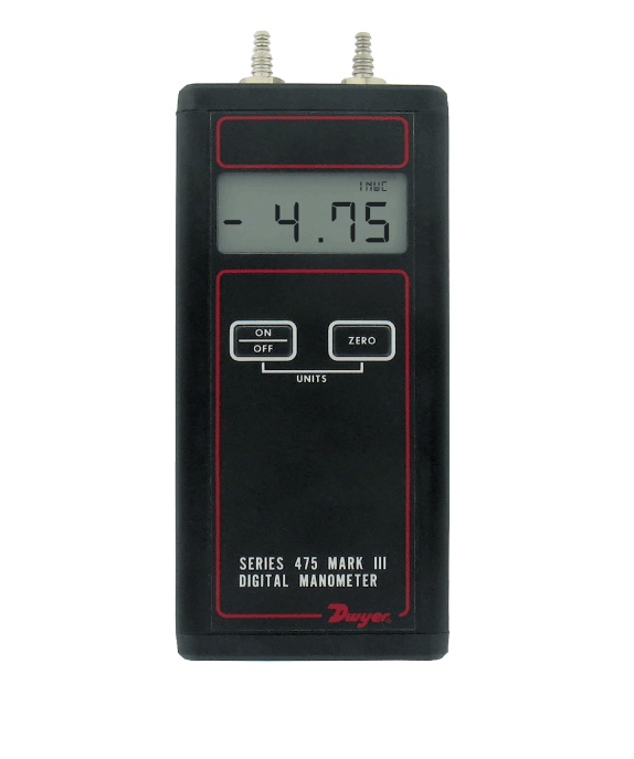 Dwyer Instruments 475-8-FM | Handheld digital manometer | Range 0-150.0 psi (10.34 bar) | Max. Pressure 200 psig - generaltechuae
