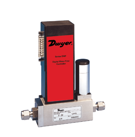 Dwyer Instruments DMF-41431 | Digital mass flow controller | Range 0-30 LPM. Specified flow Range is for an equivalent flow of nitrogen at 70°F (21°C) @ 760 mm Hg - generaltechuae