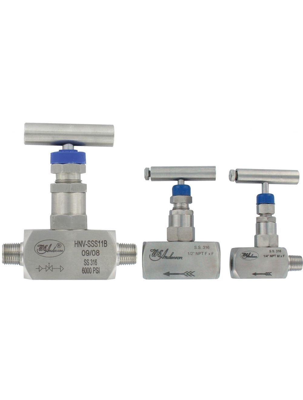 Dwyer Instruments HNV-SSS22B | 1/4" needle valve | Female x male - generaltechuae