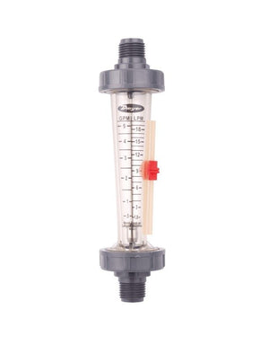 Dwyer Instruments LFMC-09-A2 | Polycarbonate flowmeter | Range 0.8-8 GPM (3-30 LPM) water | 1/2" male NPT | 316 SS float