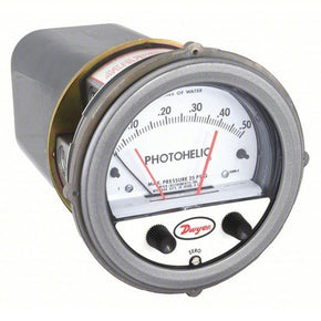 DWYER Differential Pressure Gauge & Switch | Range  0 to 0.5 in wc | 1/8 in NPT Female | Single-Side, DPDT, - generaltechuae
