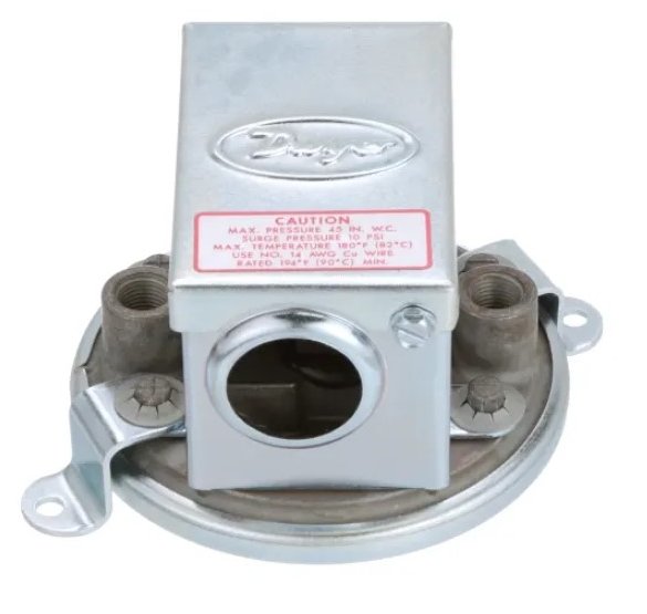 Dwyer Instruments 1910-10 | Compact Low Differential Pressure Switch | Set Points 0.07in-20in w.c. | 3% | 1900 Series - generaltechuae