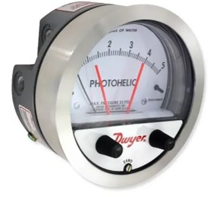 Dwyer Instruments 3002MR-TAMP | Differential Pressure Gauge | SPDT Relay Outputs 24VDC | 0-2" H2O | 1/8" Female NPT - generaltechuae