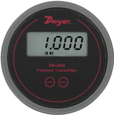 Dwyer Instruments DM-2012-LCD | .25-0-.25 IN | Pressure Transmitter - generaltechuae