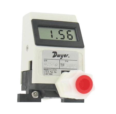 Dwyer Instruments TFP-LI08 | Liquid turbine flow meter | Range 7.9 to 79 GPH (0.5 to 5 LPM) | 3/8" OD connection - generaltechuae