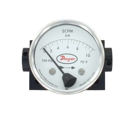 Dwyer Instruments DTFA-1A-10A | Variable-Area Flowmeter for Gases | Range 1.5-10 SCFM | 1/4" NPT connection - generaltechuae