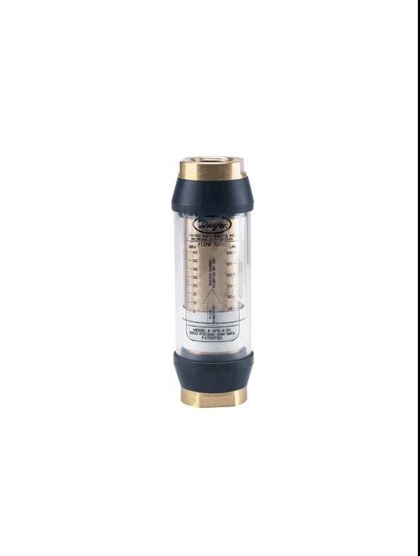 Dwyer Instruments HFS-2-02 | In-line flow monitor | 1/2" female NPT | 0.2-2 GPM (.75-7.5 LPM) water - generaltechuae