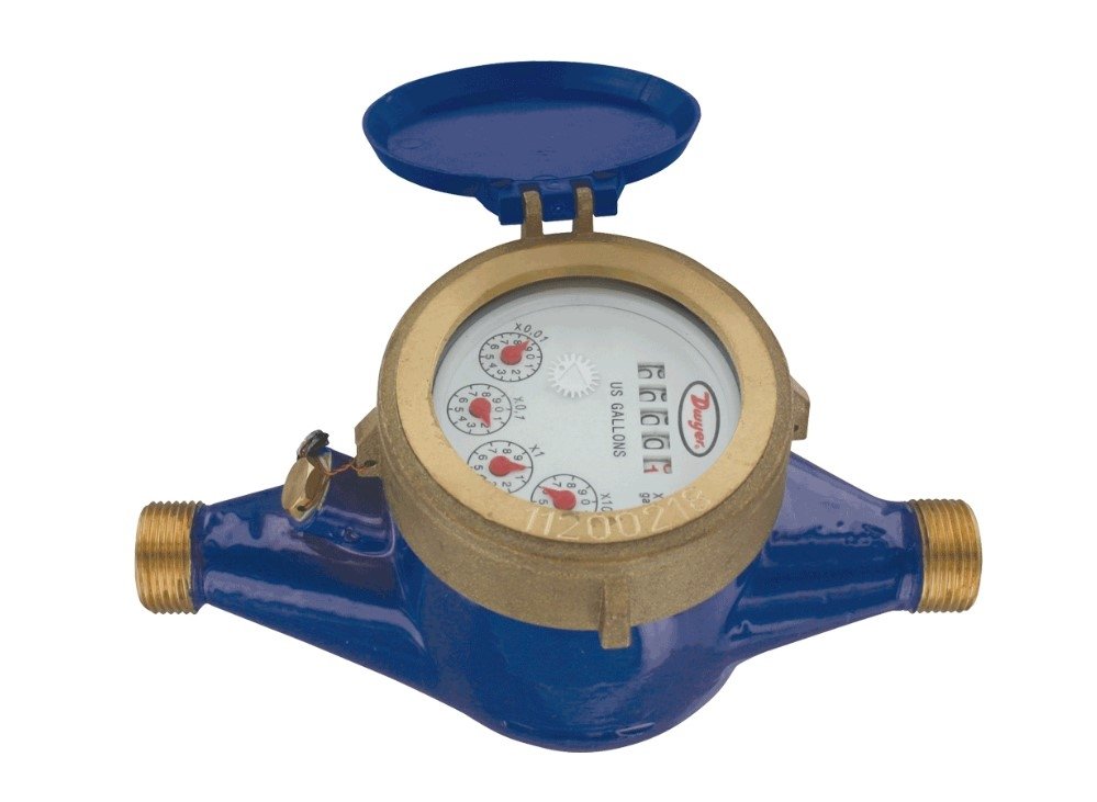 Dwyer Instruments WM2-B-C-11 | 25mm brass multi-jet water meter (m3/h) - generaltechuae
