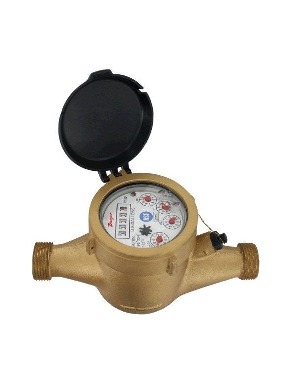 Dwyer Instruments WNT-A-C-08-10 | Multi-Jet water meter | 2" pipe size | NSF Certified | Brass body with 10 gal pulse output - generaltechuae