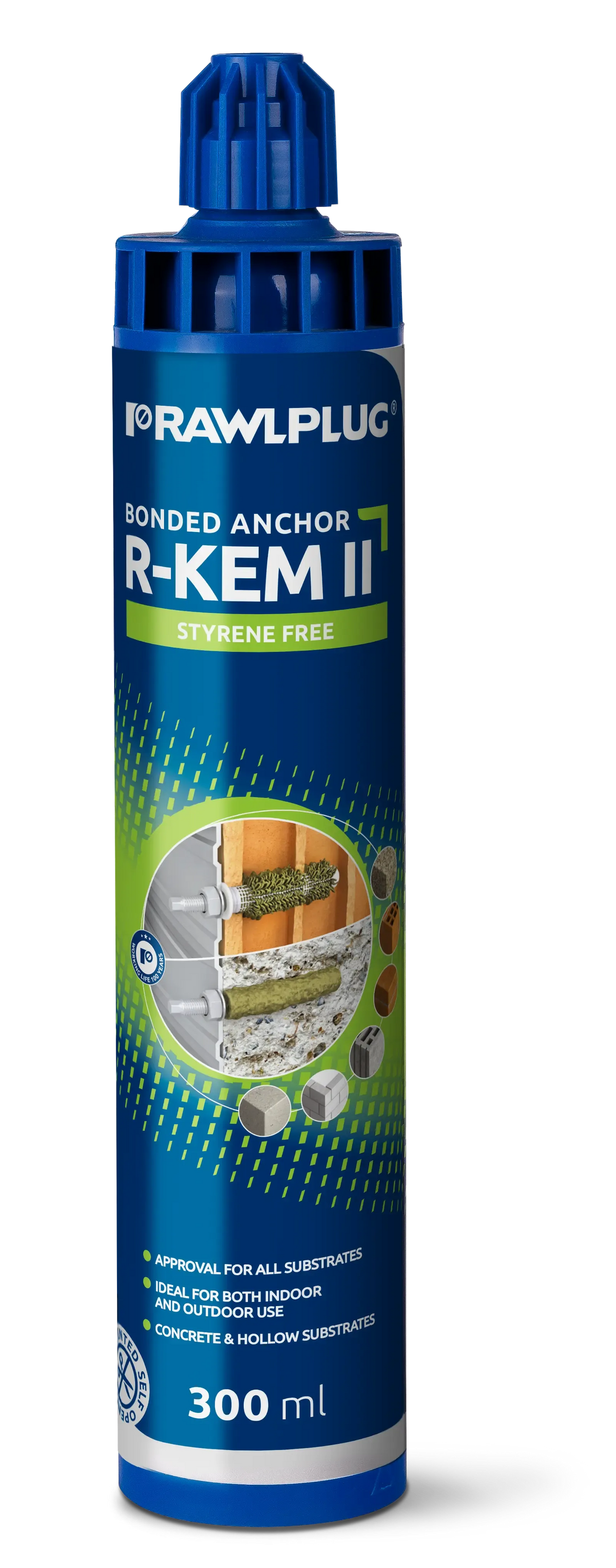 Rawlplug R-KEM-II-300-ES | R-KEM-II Polyester Bonded Anchor, Standard, ES Label | 300 ml cartridge - generaltechuae (2)
