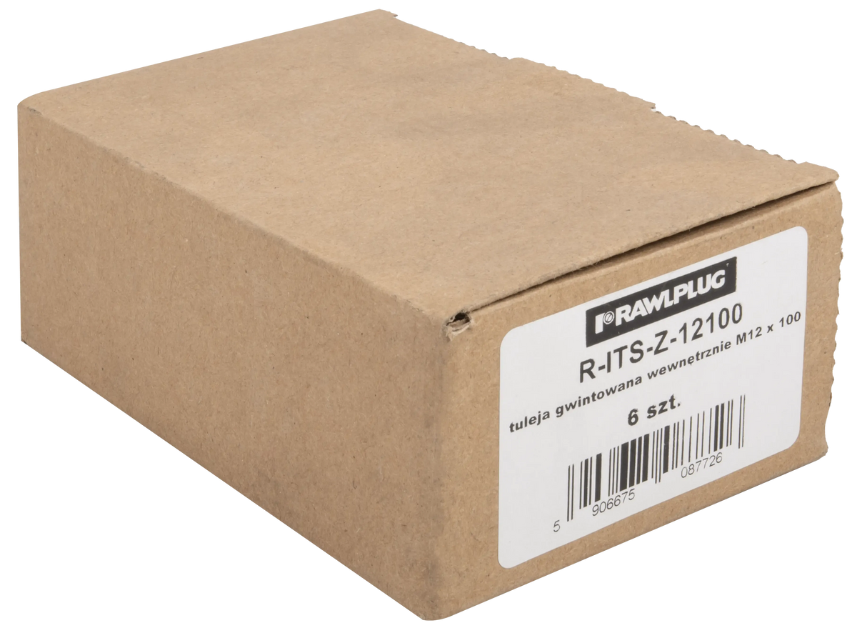 Rawlplug R-ITS-Z-12100 | R-ITS-Z Internally Threaded Socket | M12 x 100 mm, class 5.8, zinc plated,  - generaltechuae (3)