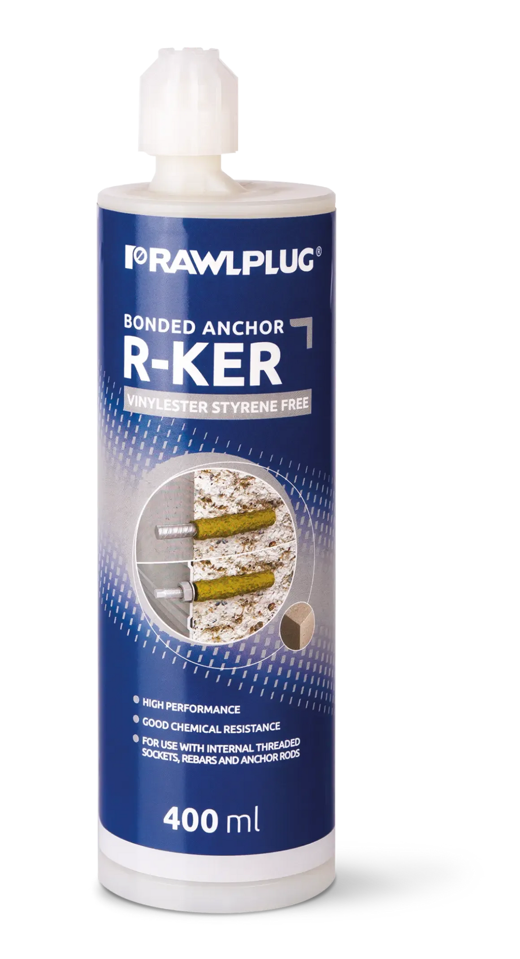 Rawlplug R-KER-400 | R-KER Vinylester Bonded Anchor | 400 ml cartridge - generaltechuae (3)