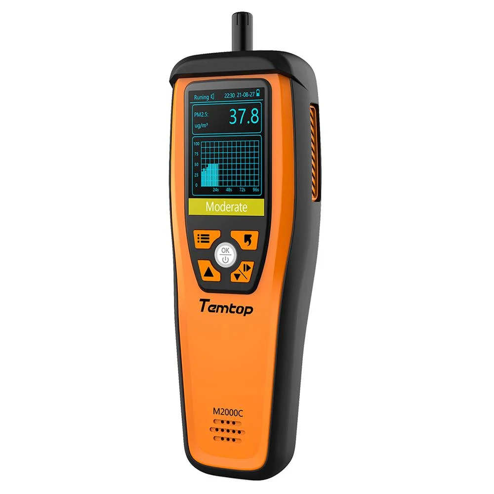 Temtop M2000C | Handheld CO2 Air Quality Monitor | PM2.5 PM10 - generaltechuae