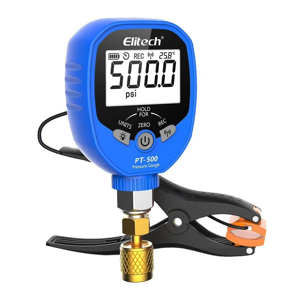 Elitech PT-500 | Wireless HVAC Pressure Gauge Temperature Clamp - generaltechuae