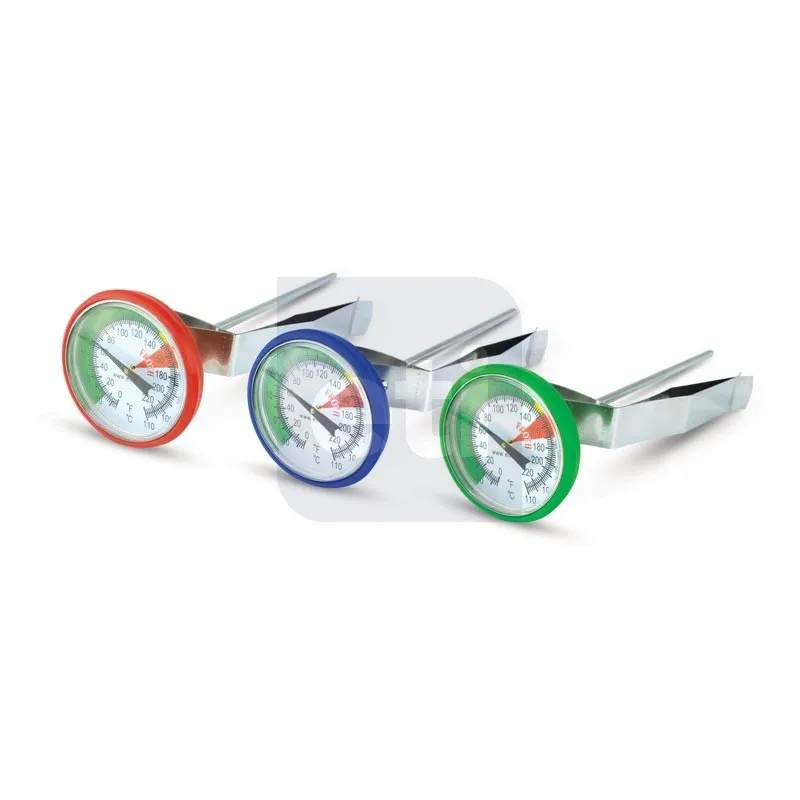 Colour-coded milk frothing thermometers - barista thermometers - generaltechuae