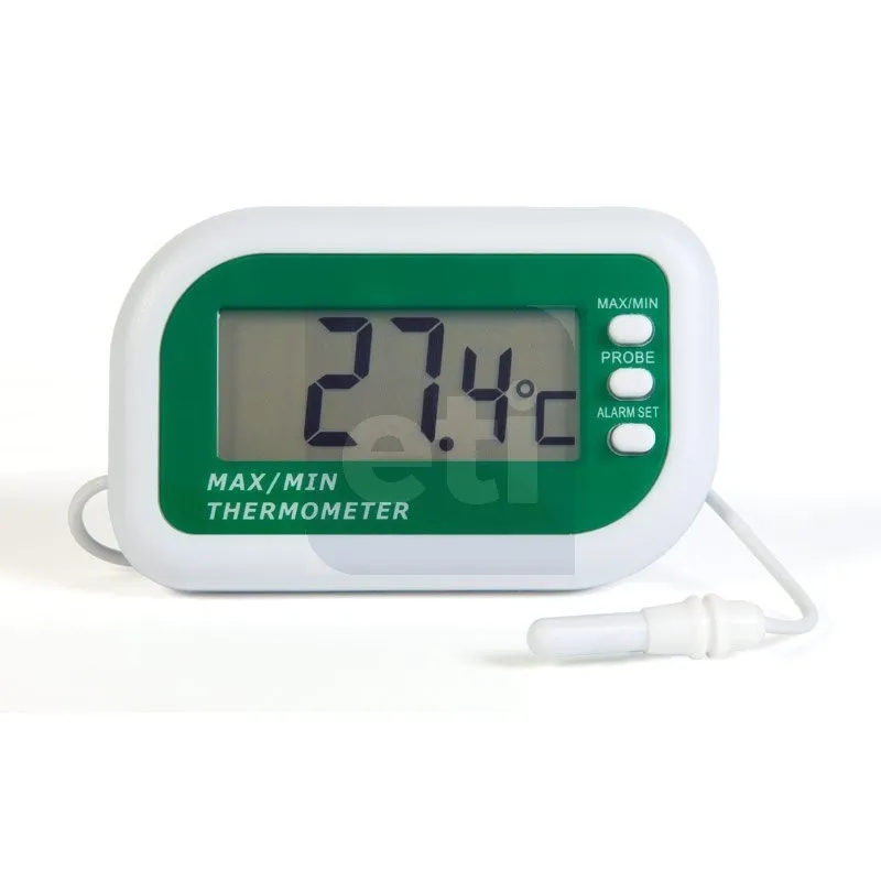 Digital max min alarm thermometer with internal & external sensors - generaltechuae