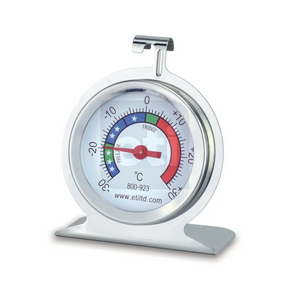 ETI stainless steel fridge/freezer thermometer with ˜50 mm dial | Range 	-30 to 30°C - generaltechuae