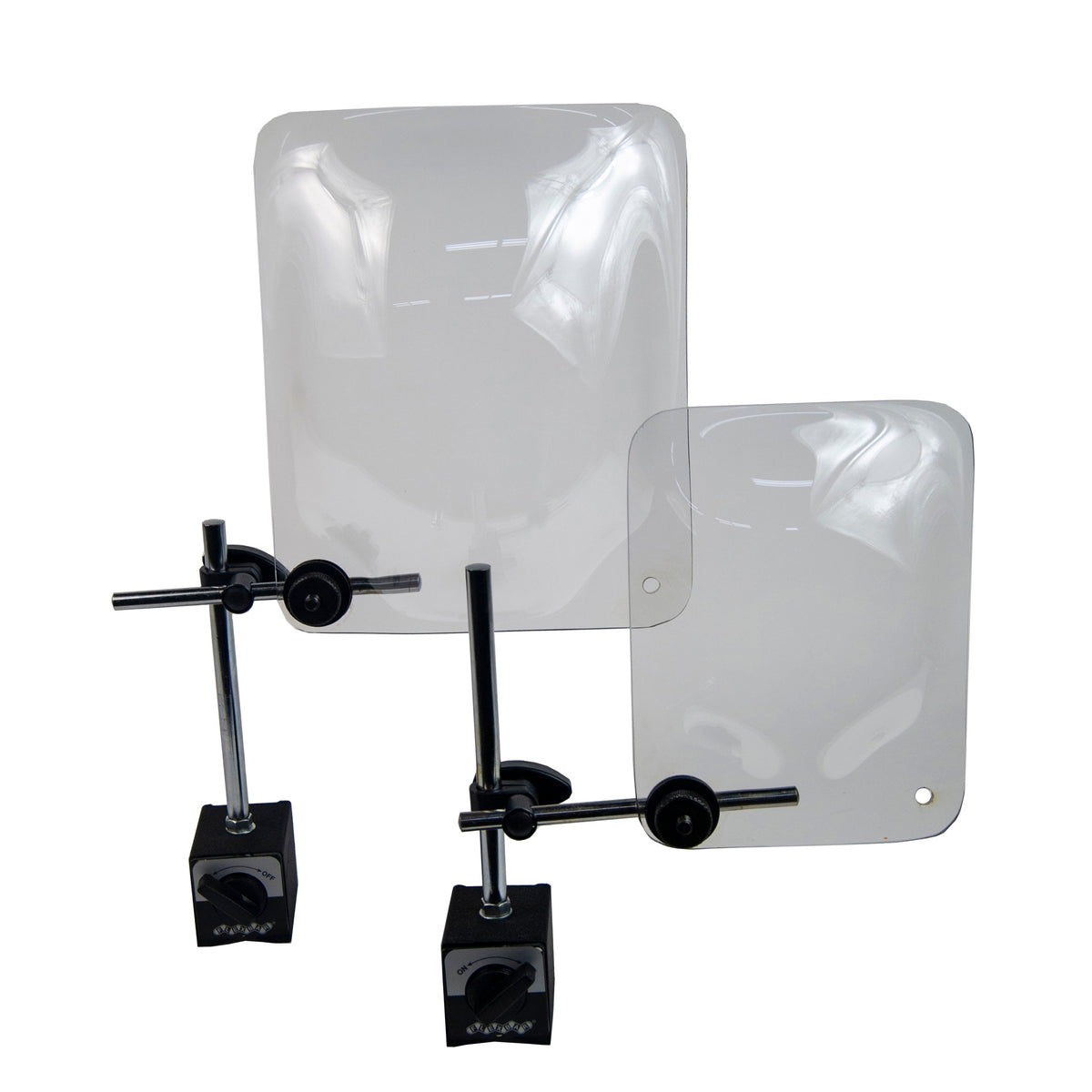 Flexbar 13102-L | Eyeguard Concave Shield on Magnetic Stand | 16 x 20 in Lexan Shield - generaltechuae
