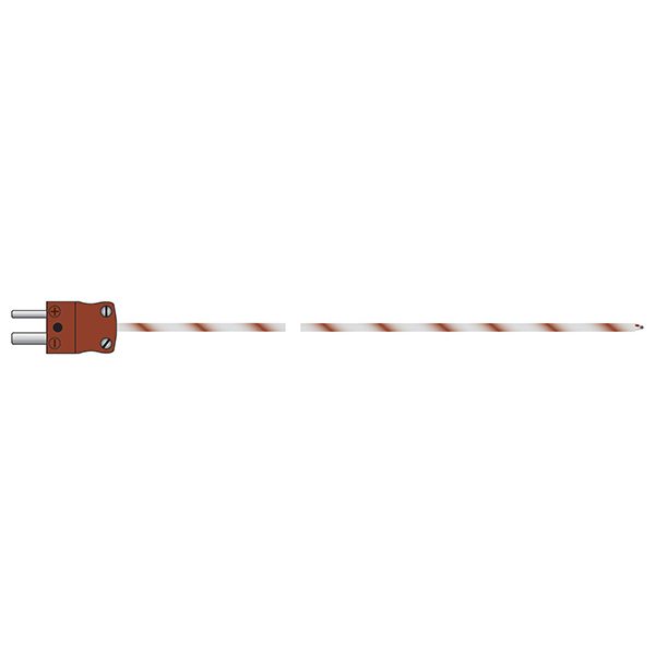 ETI 137-382 | Fibreglass Wire Oven Temperature Probe | Type T, 1 m, -60 to 350 °C - generaltechuae