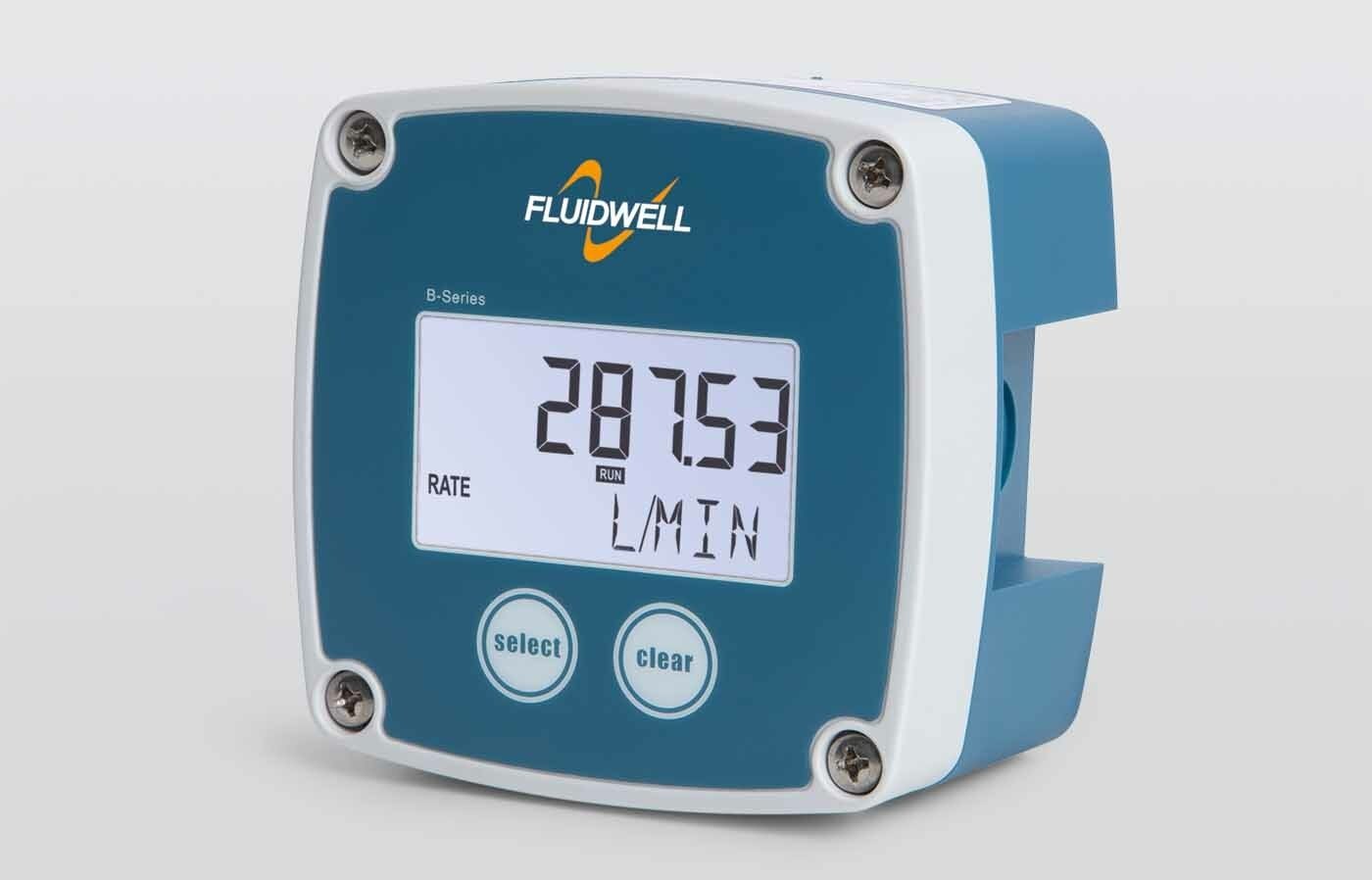 FLUIDWELL B-CONNECTED | Basic - Flow rate Indicator / Totalizer | with Modbus communication and isolated outputs - generaltechuae