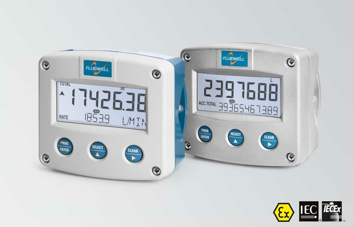 FLUIDWELL F116 | Intrinsically safe - Differential / Sum Flow Computer | with Modbus communication, analog and pulse outputs | Ambient temperature: -40°C to +80°C (-40°F to 176°F). - generaltechuae