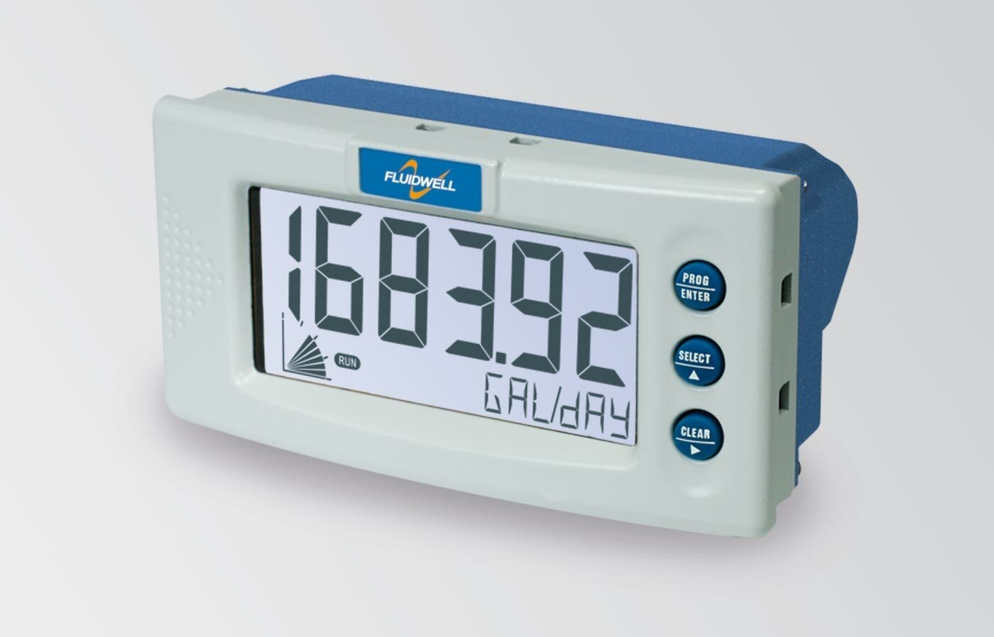 FLUIDWELL D090 | DIN Panel mount - Multi-Purpose Pressure Indicator | Input loop powered with very large digits 4 – 20mA - generaltechuae