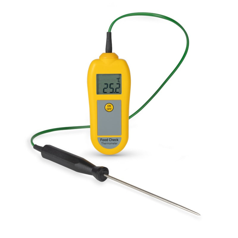 ETI 221-028 | Food Check Hand Held Thermometer | Yellow, -49.9 to 299.9 °C - generaltechuae