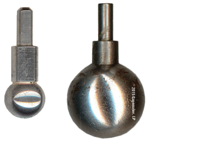 Gagemaker S062 | API Contact Points for Lead and Taper Gauges | Buttress Casing - Lead | Straight Shank Model | Pont Diameter 0.062" - generaltechuae