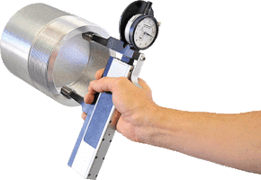 GAGEMAKER PG-6001-1, 9"– 16" (228.6 mm – 406.4 mm) RANGE, .0001" RESOLUTION, 1/2 TRAVEL, 2½” REACH, INTERNAL THREAD ROLL GAGE - generaltechuae