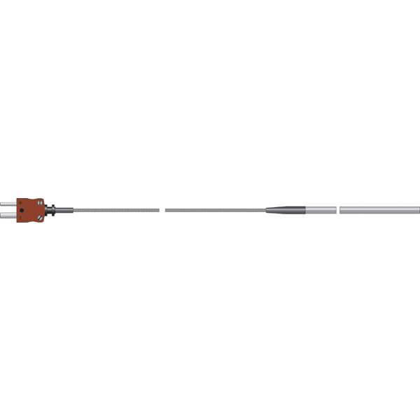 ETI 137-443 | General Purpose High-Temperature Probe | Type T, Ø4 x 100 mm, braided lead - generaltechuae