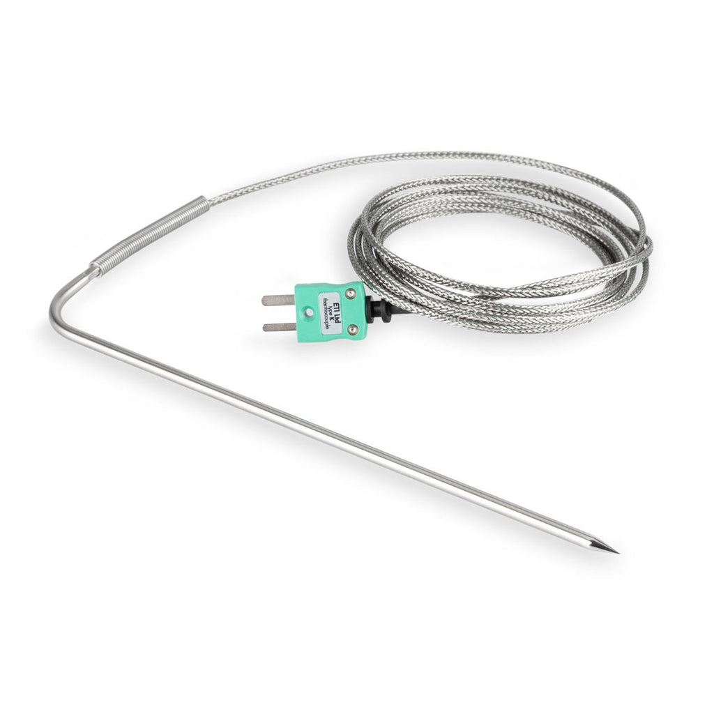 ETI 133-177 | Type K Penetration Probe for ThermaQ & BlueTherm One | Braided Lead, -50 to 250 °C - generaltechuae