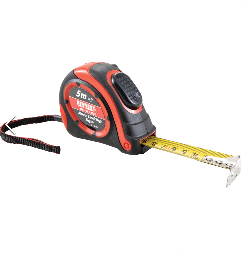 Kennedy-Pro KEN5361850K |  TLX500C, 5m / 16ft | Double-Sided Measuring Tape | Metric and Imperial, Class II - generaltechuae