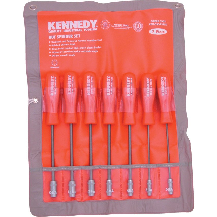 Kennedy 7-PCE BA NUT SPINNER SET - generaltechuae