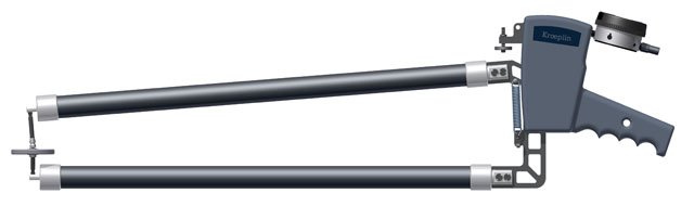 KROEPLIN C12100T, 0 - 100 mm, DIGITAL EXTERNAL MEASURING GAUGE FOR FOAMED MATERIAL AND FOILS - generaltechuae