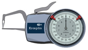 KROEPLIN D1R10, 0 - 10 mm, ANALOG EXTERNAL MEASURING GAUGE FOR TUBE WALL THICKNESS - generaltechuae