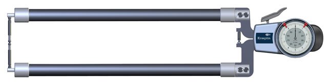 Kroeplin D8100, 0 - 100 mm, ANALOG EXTERNAL MEASURING GAUGE FOR GROOVES AND THICKNESS MEASUREMENT - generaltechuae