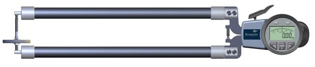 KROEPLIN K8100T, 0 - 100 mm, DIGITAL EXTERNAL MEASURING GAUGE FOR FOAMED MATERIAL AND FOILS