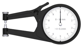 Kroeplin POCO 2F, 0 - 10 MM, ANALOG EXTERNAL MEASURING GAUGE FOR GROOVES AND THICKNESS MEASUREMENT - generaltechuae