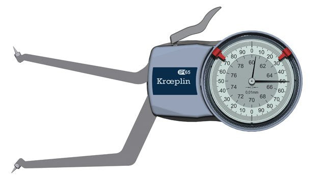 KROEPLIN H2G60, 60 - 80 mm, ANALOG Internal measurement for blind holes - generaltechuae
