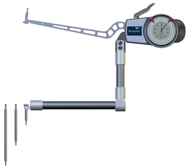 Kroeplin H4M180, 180 - 310 mm, ANALOG Internal comparison measurement - generaltechuae