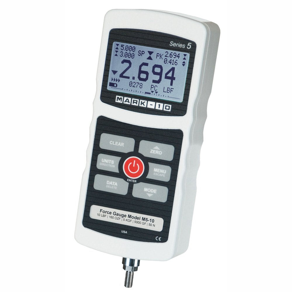 MARK 10 M5-50 FORCE GAUGE| 50 LBF / 800 OZF / 25 KGF / 25000 GF / 250 N CAPACITY FORCE GAUGE - generaltechuae