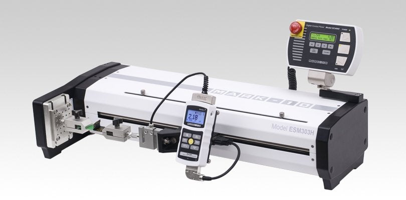 Mark 10 ESM303H | Motorized Tension / Compression Test Stand -Force measurement to 300 lbF (1.5 kN) - generaltechuae